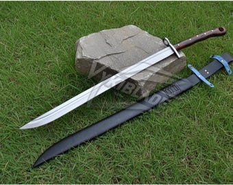 Hand Forged Grosse Messer Sword • Renaissance Replica, Steel Art