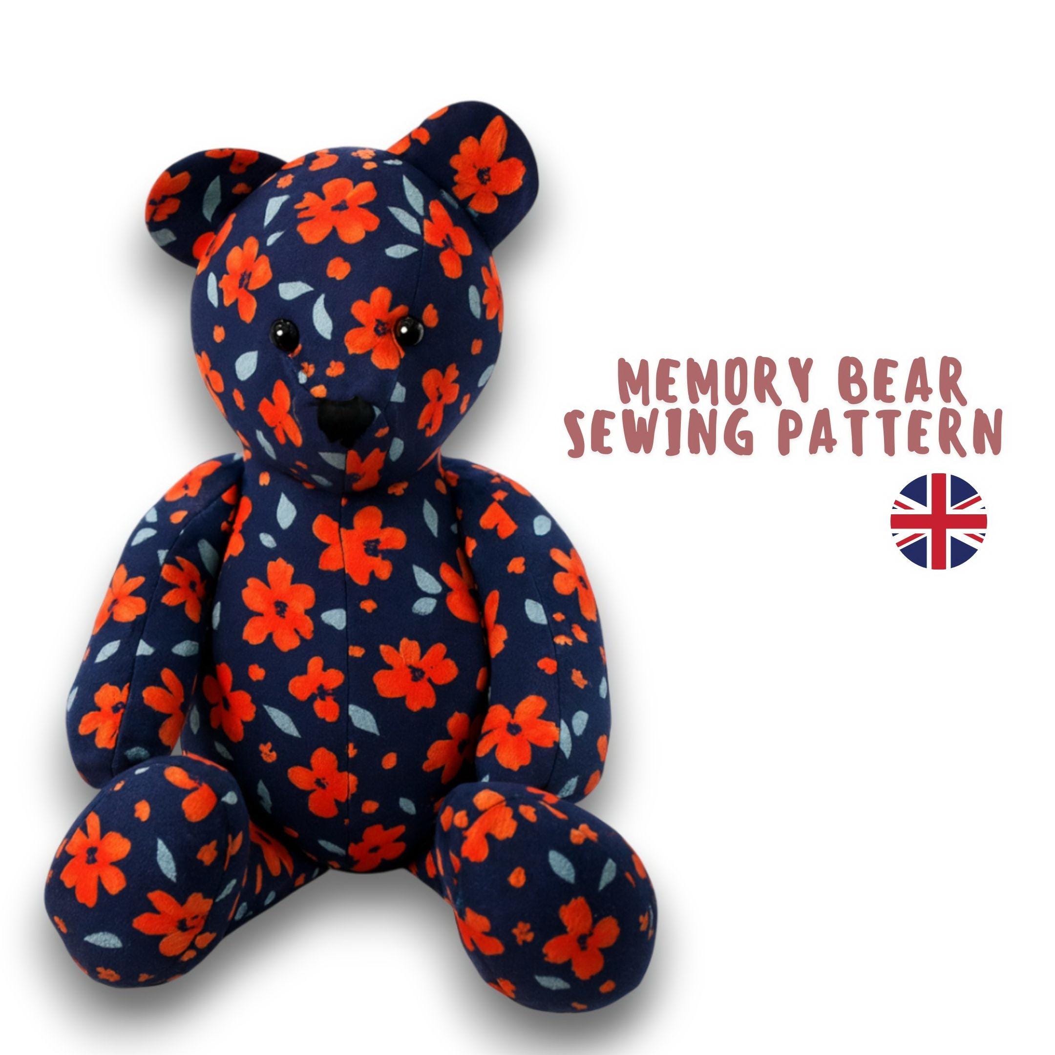 Memory Bear Sewing Pattern | Keepsake Teddy Bear (PDF) - Etsy UK