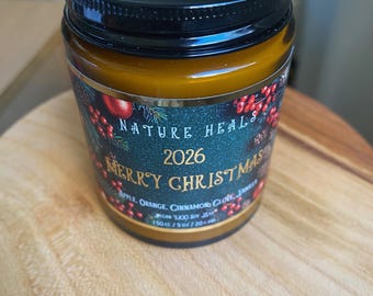 Aromatische sojakaars voor kerst