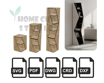 Modular Open Floor Cabinet Section Plans: CNC Ready Cut Files (Digital Download)