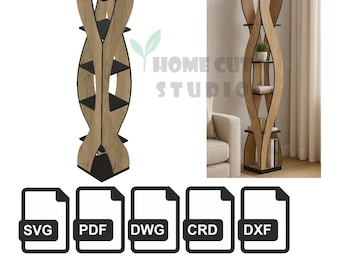 Semi-Open Cabinet Plans: CNC Ready Cut Files (Digital Download)