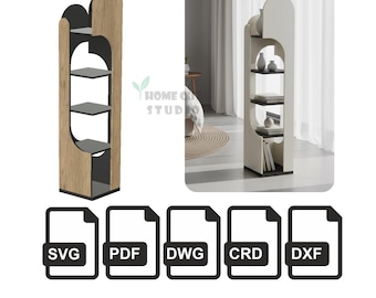 Semi-Open Cabinet Plans: CNC Ready Cut Files (Digital Download)
