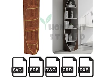 Semi-Open Cabinet Plans: CNC Ready Cut Files (Digital Download)