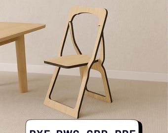 Flat-Pack Folding Chair CNC Template – 20mm Plywood