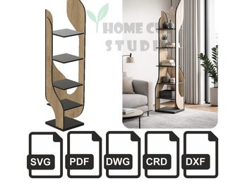 Semi-Open Cabinet Plans: CNC Ready Cut Files (Digital Download)