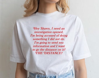 Go the Distance T-shirt, RHSLC-memeshirt, Lisa Barlow Bravo-T-shirt, Real Housewives-uniseks shirt, Meredith Whitney Angie Fan-T-shirt