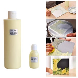 Pottery Water Wax, 50/500ml, Preventing Glaze Adhesion, Creating Decorative Effects, and Improving Ceramic Firing Results