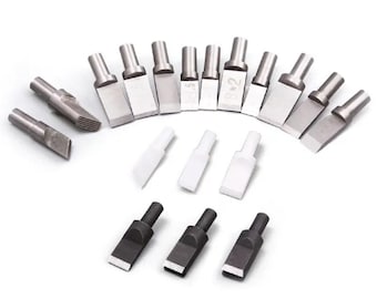 Cabezal giratorio para cuchillo de cuero, hoja de acero inoxidable, cortador de repuesto, ideal para trabajos profesionales en cuero y tallado detallado, herramienta de trabajo.