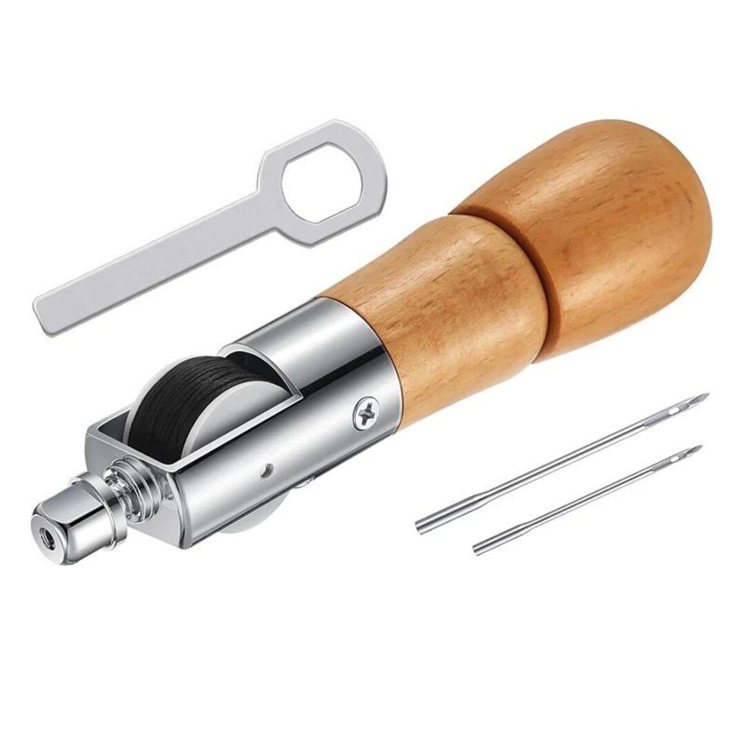 Leather Stitching Tool , 1 Set, Hand Sewing Machine With Waxed Thread ...