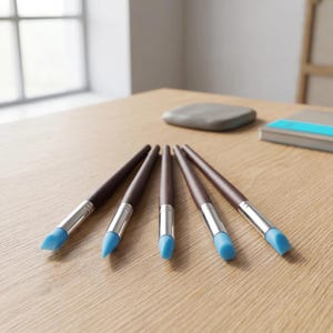 Silicone Dotting Pens and Ball Stylus, 13pcs, for Pottery Sculpting, Ceramics Model Making, Nail Art, Cake Decoration Supplies