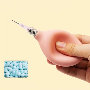 Precision Tip Rubber Squeeze Bottle, Ceramic Glaze Applicator, Mud Painting Tool