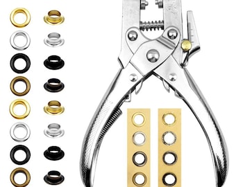 Eyelet Setting Pliers, Grommet Setter Tool, Secure Fastening for Hand Press Machine, Leathercraft Button Installation Tools