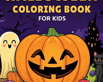 Spooky Cute Fall Coloring Pages Spooky Cute Halloween Coloring Book For ...
