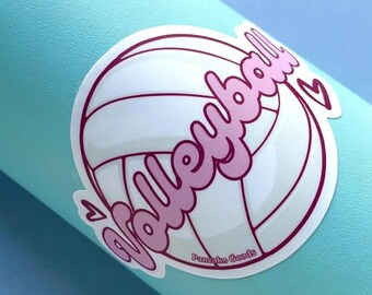 Waterproof Volleyball Sticker: Berry Libero Gift