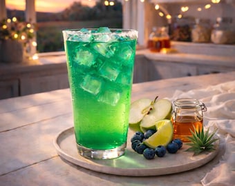 Loaded Tea- Berryvale - Blueberry Apple Agave - Zero Sugar, Green tea, Natural dyes, 60mg caffeine