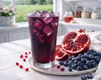 Loaded Tea Pomberry  |ONLY 60mg of Caffeine - Zero Sugar Energy Drink Mix | Cranberry Pomegranate Blueberry | Instant Hydration Mix