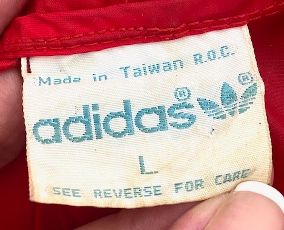 70's Adidas Windbreaker/Raincoat, Made in Taiwan,… - image 5