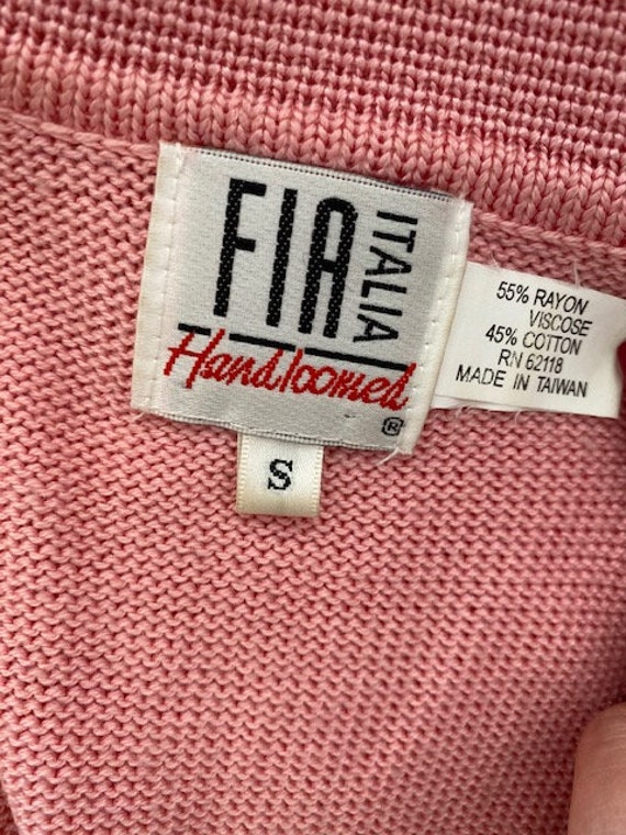 Vintage 1980s Fia Italia Hand Loomed Sweater - image 4