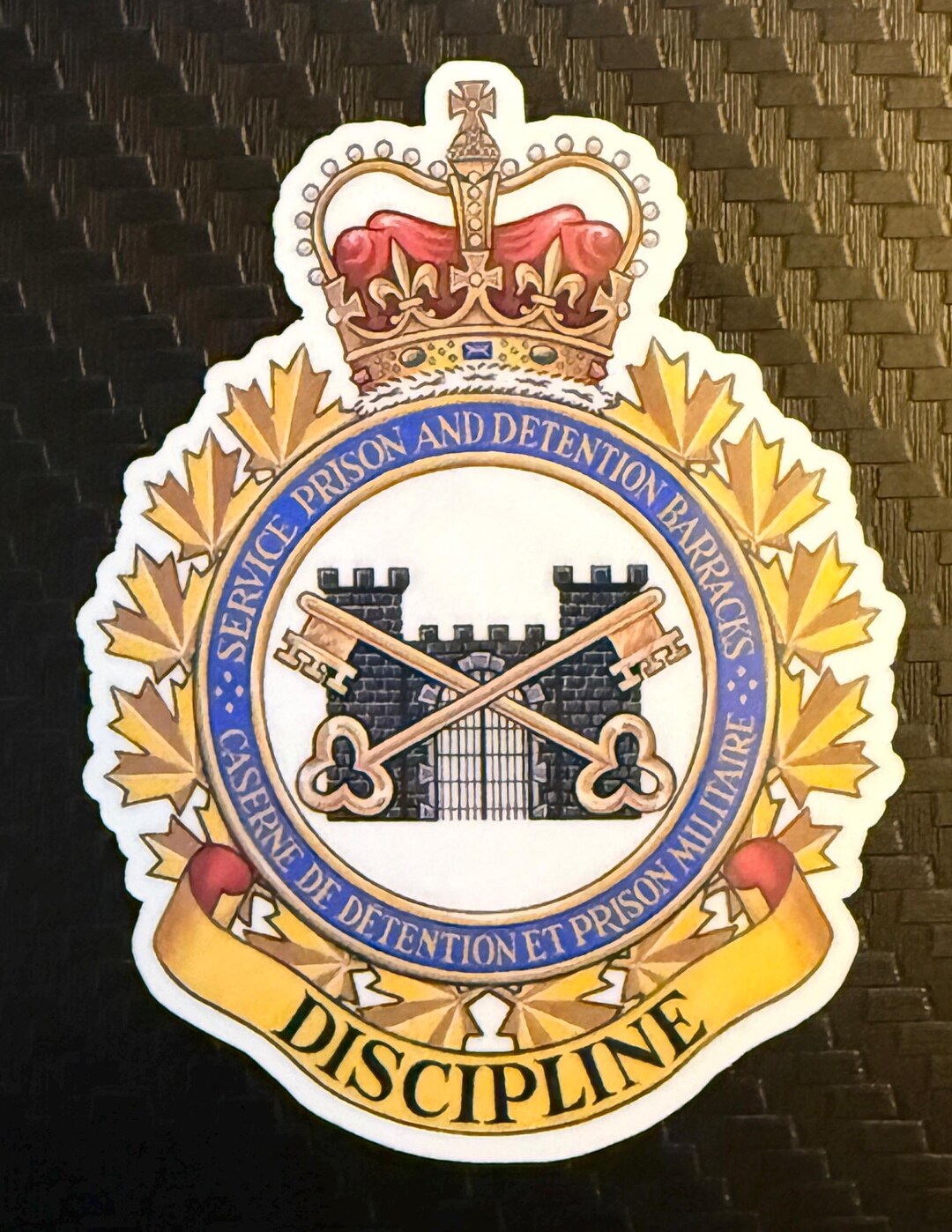 Canadian Forces Sticker - Service Prison and Detention Barracks (2.25