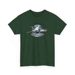 C-17 Globemaster III T-shirt, Airlift Command Military Plane Tee, Air Force Cargo Aircraft Shirt, Aviation Enthusiast Gift Apparel image 7