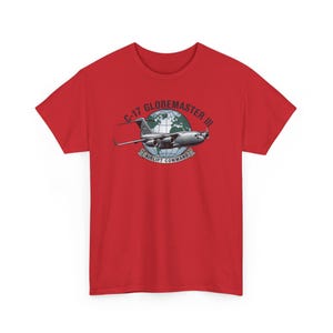 C-17 Globemaster III T-shirt, Airlift Command Military Plane Tee, Air Force Cargo Aircraft Shirt, Aviation Enthusiast Gift Apparel image 11
