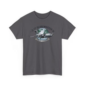 C-17 Globemaster III T-shirt, Airlift Command Military Plane Tee, Air Force Cargo Aircraft Shirt, Aviation Enthusiast Gift Apparel image 9