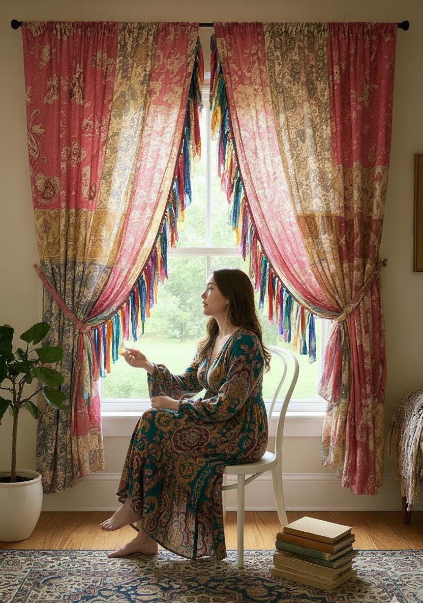 Curtain Scarf Swags - Etsy New Zealand, image size:832x1185