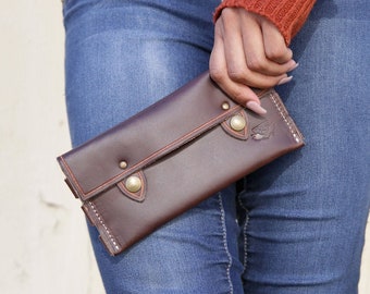 Handmade Leather Wallet - Brown Chromexcel