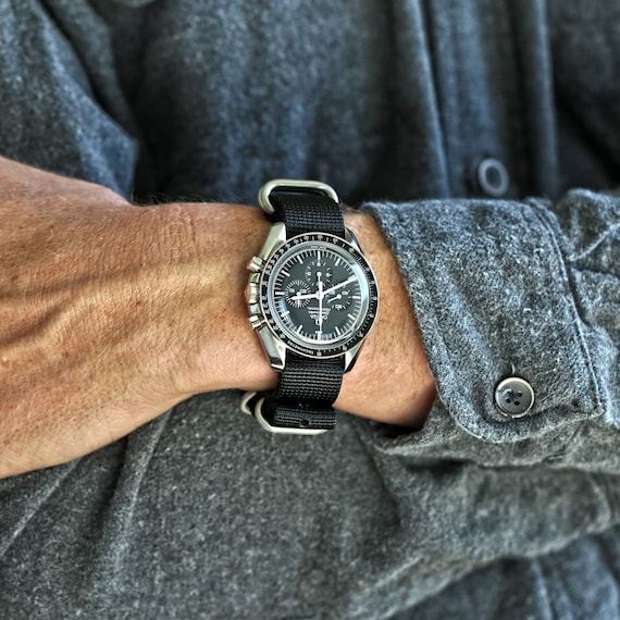 Da Luca Uhrenarmband Aus Ballistischem Nylon – Robustes Nato-Strap Für Militär- & Sportuhren (18–26 Mm, Matte Schnalle)