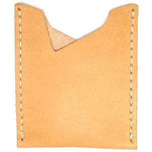 Leather Stash Wallet - Natural Essex
