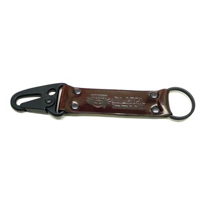 Leather V2 Key Chain - Color 8 Shell Cordovan (PVD)