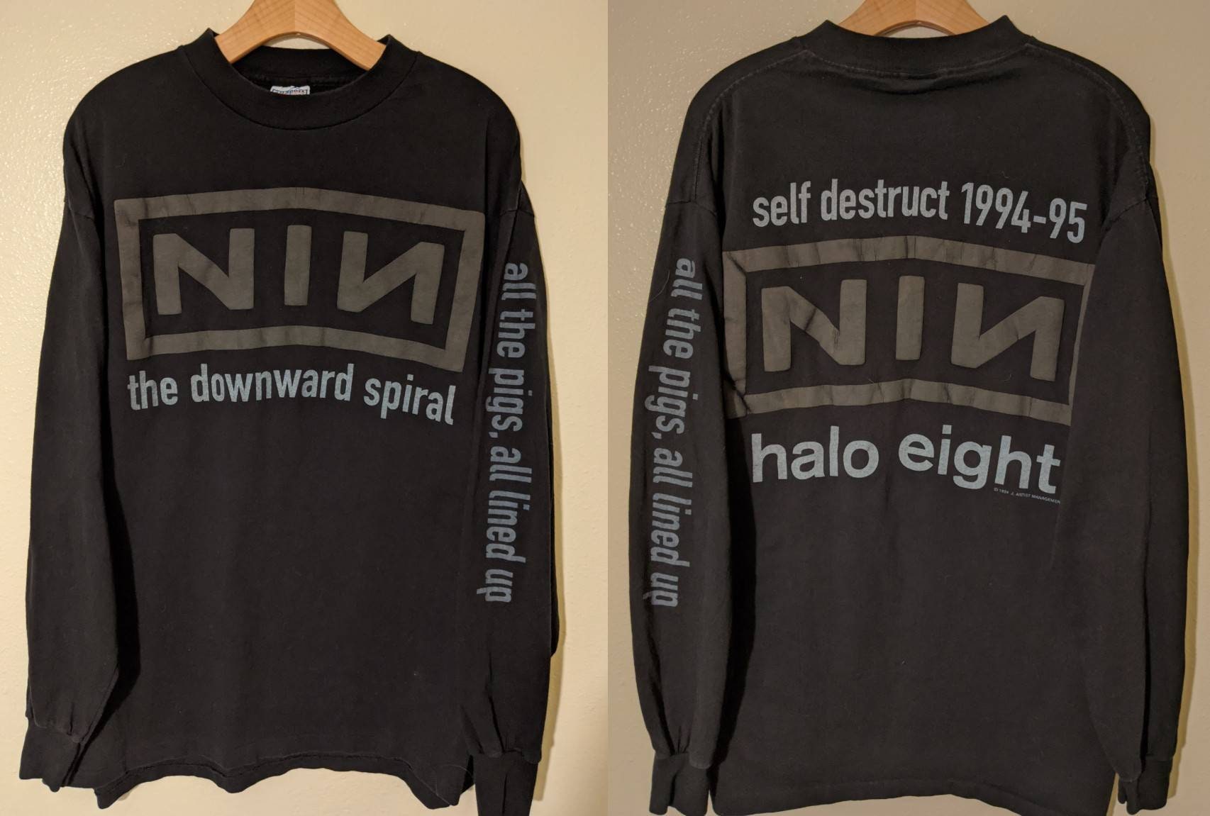 Vintage 94 95 NIN Nine Inch Nails the Downward Spiral Self - Etsy Vintage 94 95 NIN Nine Inch Nails the Downward Spiral Self - Etsy