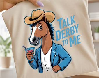 Háblame del Derby PNG Divertido Caballo del Derby de Kentucky Sombrero Rosa Estilo Sureño Lindo Floral Ecuestre Sublimación Clipart Descargar