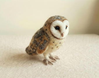 Handcrafted Wool Felt Animal Figurines, Woodland Creatures, Nature Decor (4 inches)