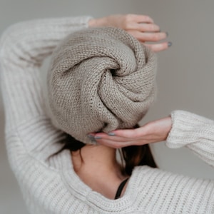 Pylos Twisted Beanie Crochet Pattern: Reversible Tunisian Hat (PDF)