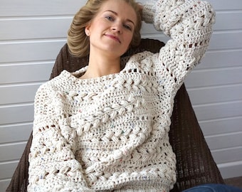 Häkelanleitung PDF - Sensum Sweater