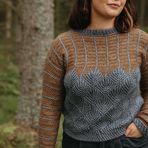 PDF Crochet Pattern Sweater Magnolia - Etsy