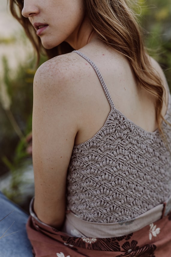 Crochet Top Pattern PDF - Mist Cami - Crochet Cami Top Camisole