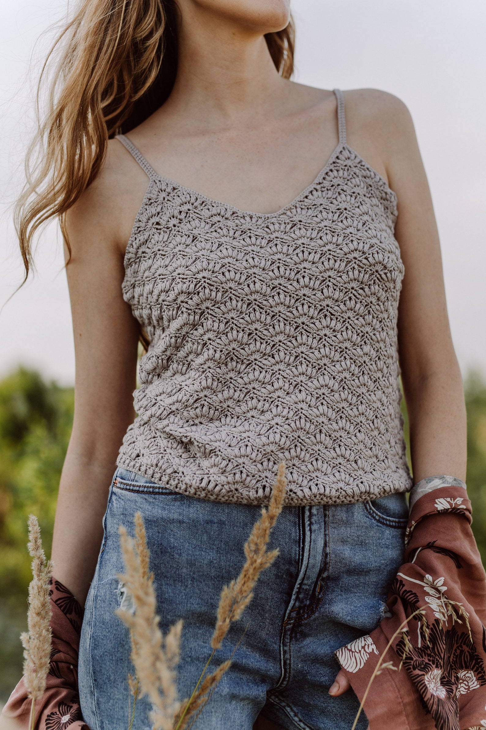Crochet Top Pattern PDF Mist Cami Crochet Cami Top Etsy