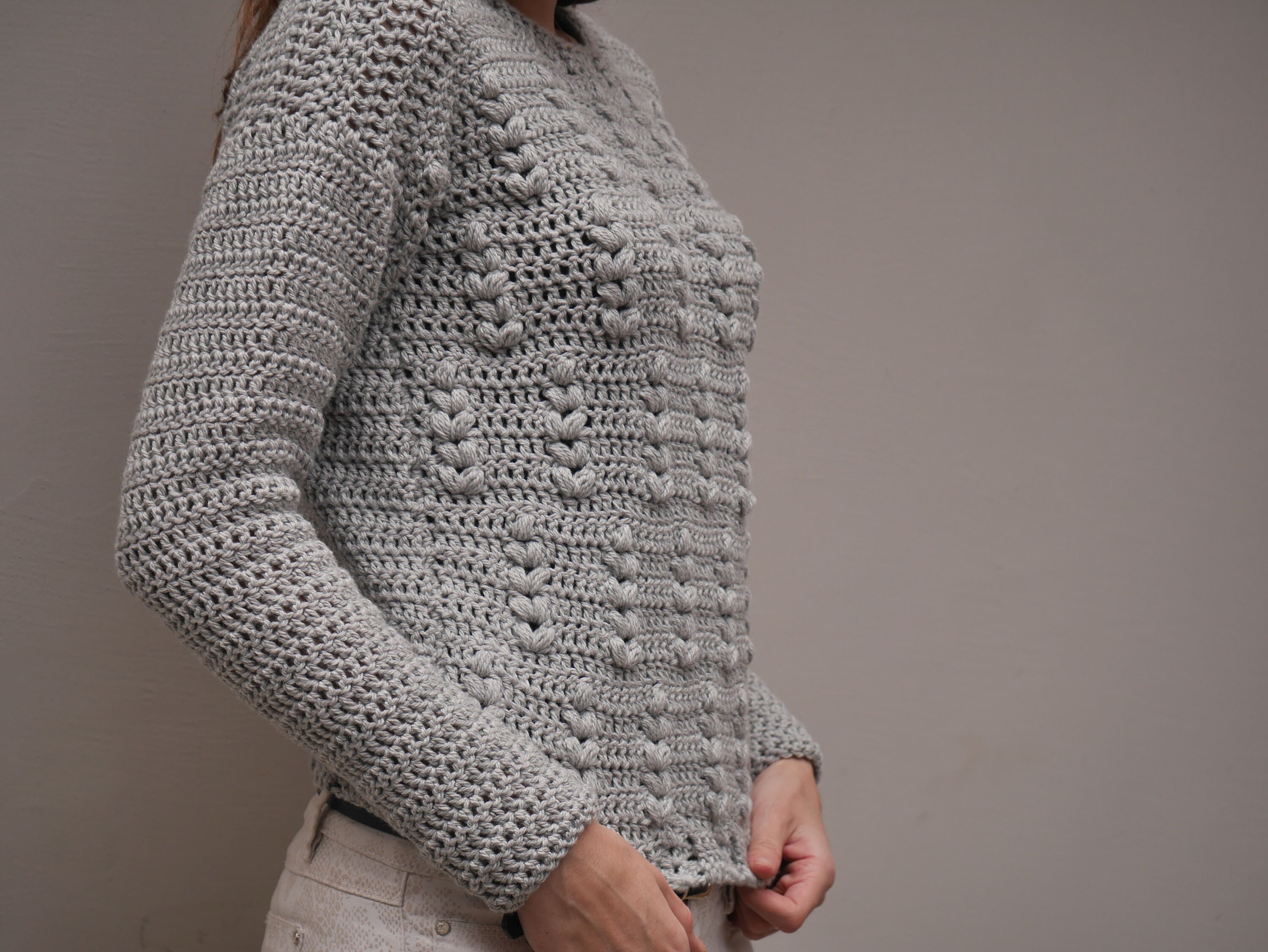 Crochet Sweater Pattern PDF Rye Bread Sweater Crochet Crew | Etsy