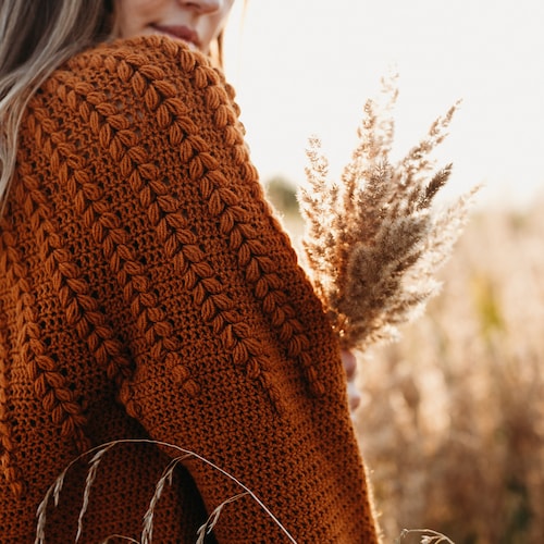 Buy Crochet Sweater Pattern PDF Goldenrod Sweater Top Down One Online in  India - Etsy