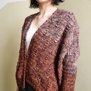 Crochet Cardigan Pattern PDF Rye Bread Cardigan bat wing cardigan jacket pattern in English image 5