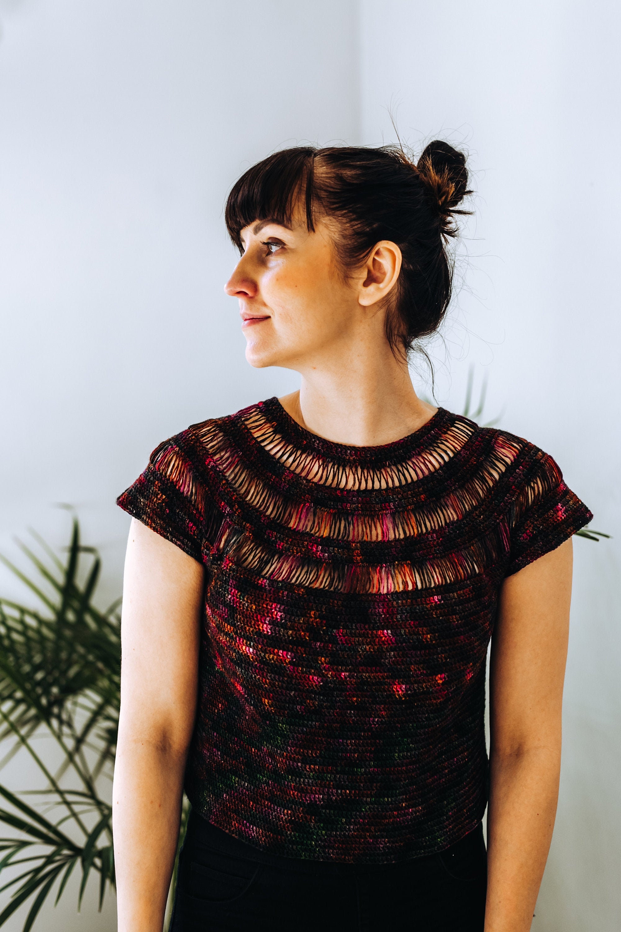 Lyrata Crochet Top Pattern: Broomstick Lace Tee (PDF)
