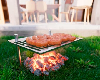 Portable Campfire Grill — DXF Files (Digital Download)