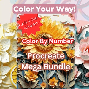 Pacchetto "Colora con i numeri" primaverile - Attività stagionale a tema giardino fiorito - PDF stampabile e facile da usare