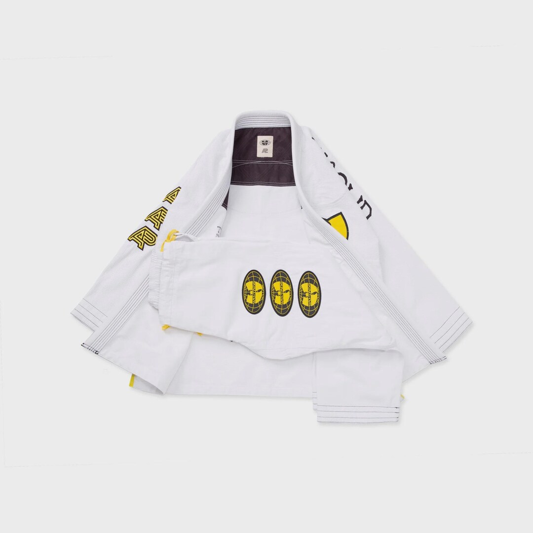 Albino and Preto A&P X Wu-tang 2 White BJJ Kimono Jiu Jitsu Gear