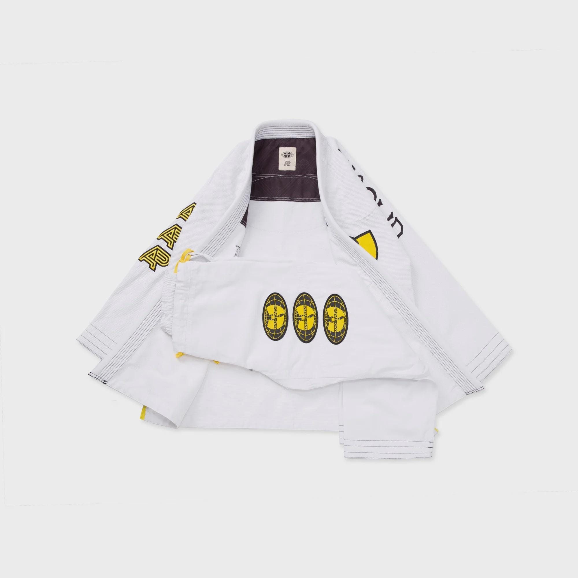 Albino and Preto A&P X Wu-tang 2 White BJJ Kimono Jiu Jitsu Gear