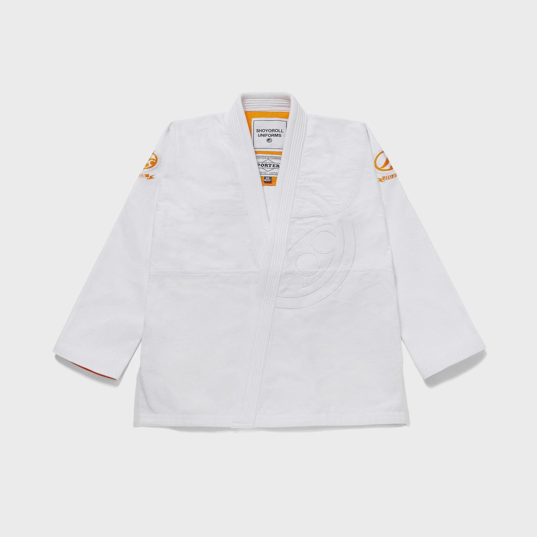 Shoyoroll バッチ 123 SYR x Porter ホワイト BJJ 着物 柔術 