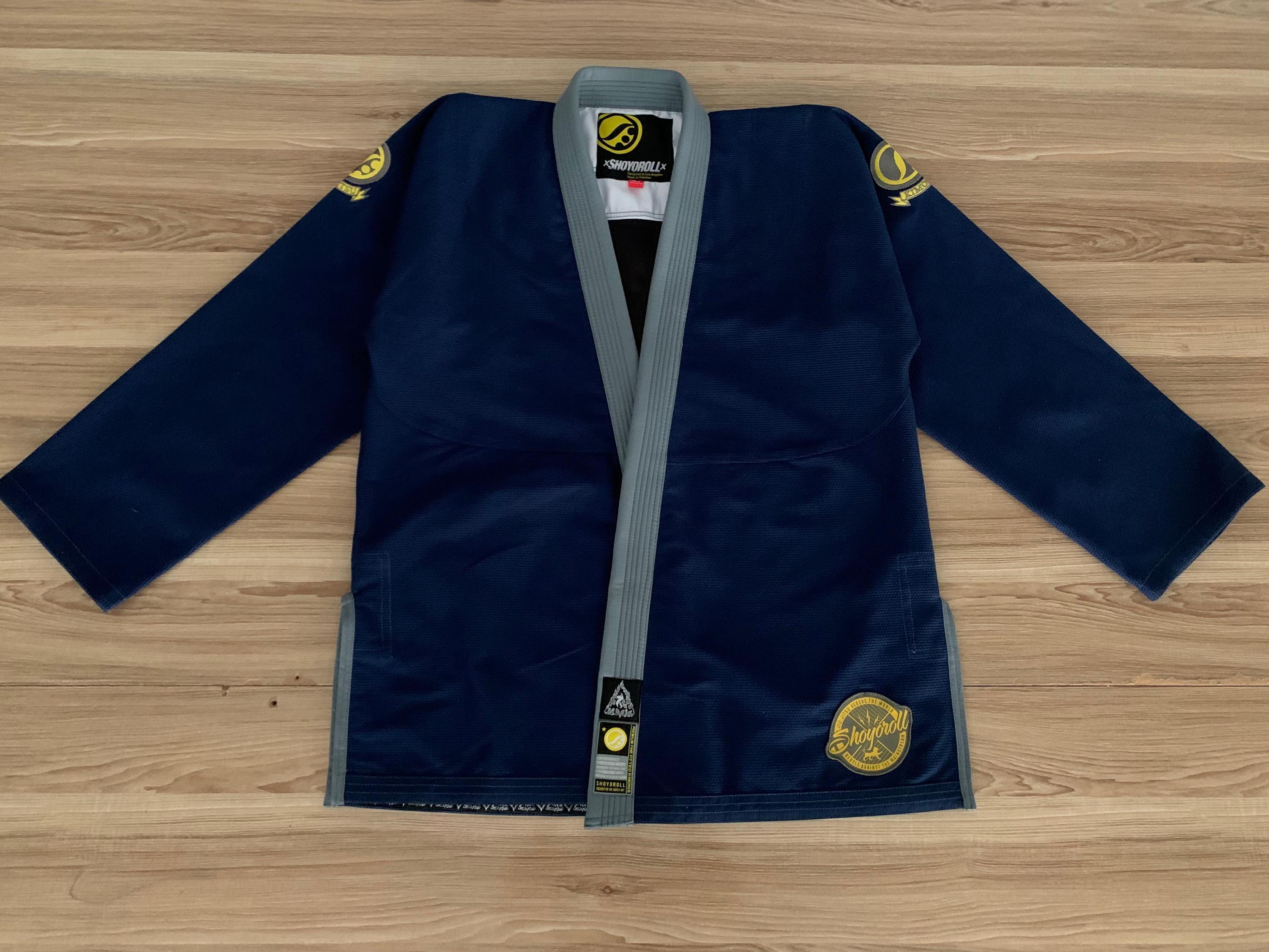 Shoyoroll バッチ #33 7th Son II ネイビー BJJ 着物 柔術ユニフォーム 