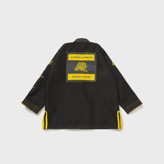 Albino and Preto BJJ Gi A&P x Double Goose Black Kimono 450 GSM Limited Edition Brazilian Jiu Jitsu Gis